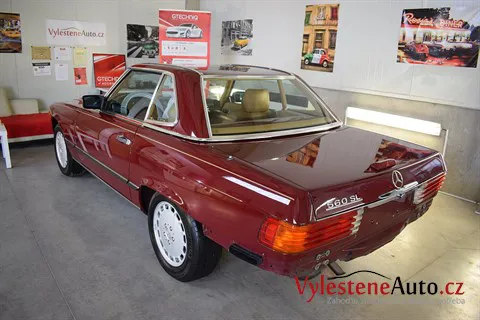 Mercedes 560 SL - Renovace a ochrana laku