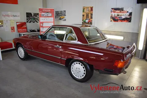 Mercedes 560 SL - Renovace a ochrana laku