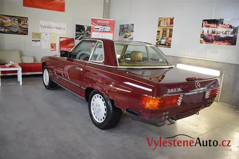 Mercedes 560 SL - Renovace a ochrana laku