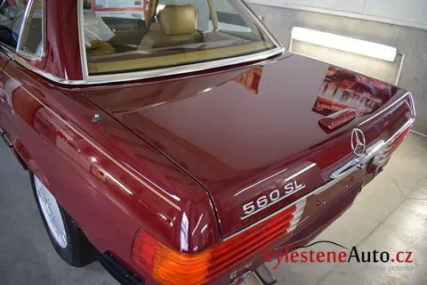 Mercedes 560 SL - Renovace a ochrana laku