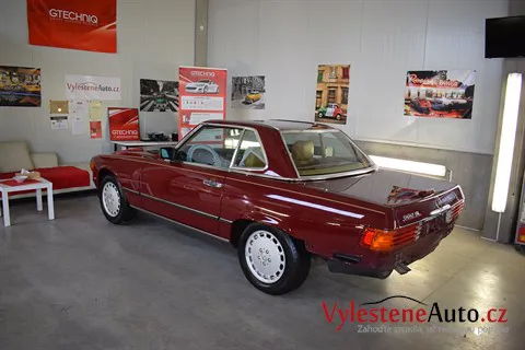 Mercedes 560 SL - Renovace a ochrana laku