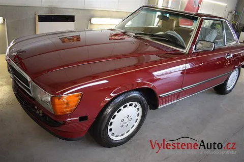 Mercedes 560 SL - Renovace a ochrana laku