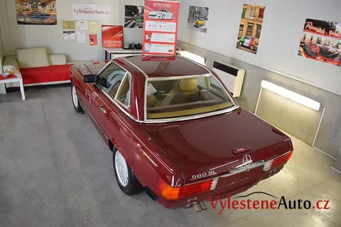 Mercedes 560 SL - Renovace a ochrana laku