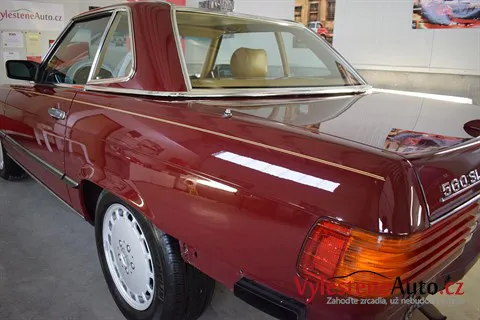 Mercedes 560 SL - Renovace a ochrana laku