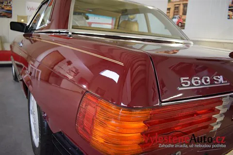 Mercedes 560 SL - Renovace a ochrana laku