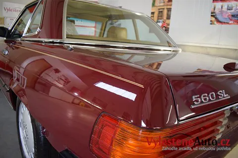 Mercedes 560 SL - Renovace a ochrana laku