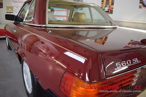 Mercedes 560 SL - Renovace a ochrana laku