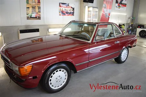 Mercedes 560 SL - Renovace a ochrana laku
