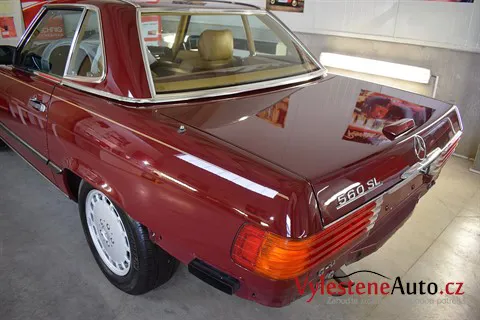 Mercedes 560 SL - Renovace a ochrana laku