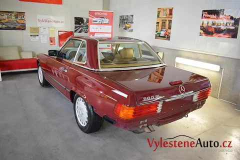 Mercedes 560 SL - Renovace a ochrana laku