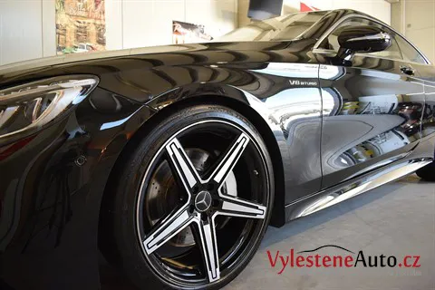 Mercedes S kupé V8 biturbo - Renovace a nanokeramická ochrana laku