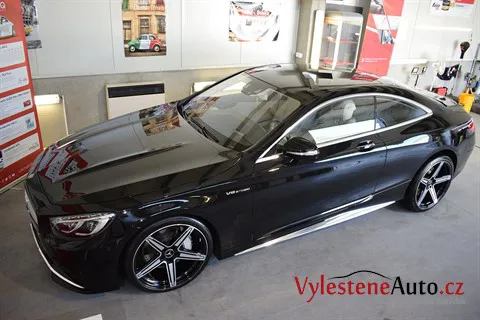 Mercedes S kupé V8 biturbo - Renovace a nanokeramická ochrana laku