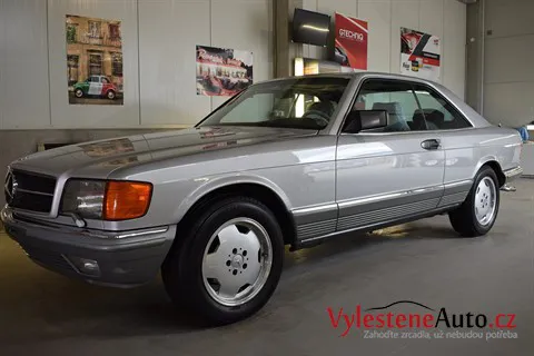 Mercedes 560 SEC - Renovace a ochrana laku