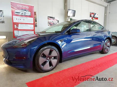 Tesla Model 3 - Renovace a keramická ochrana laku
