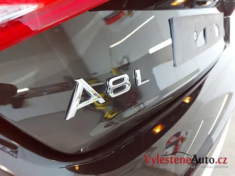 Audi A8 L - Vícekrokové leštění a keramická ochrana laku