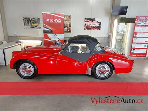 Triumph TR3 - Jemné leštění a ochrana laku