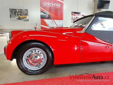 Triumph TR3 - Jemné leštění a ochrana laku