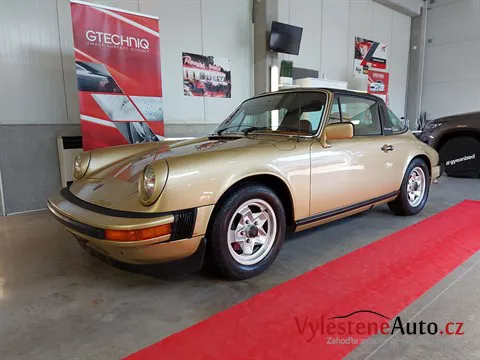 Porsche 911 targa - Vícekrokové leštění a ochrana laku