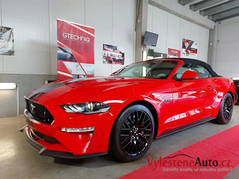 Ford Mustang GT convertible - Vícekrokové leštění a keramická ochrana laku