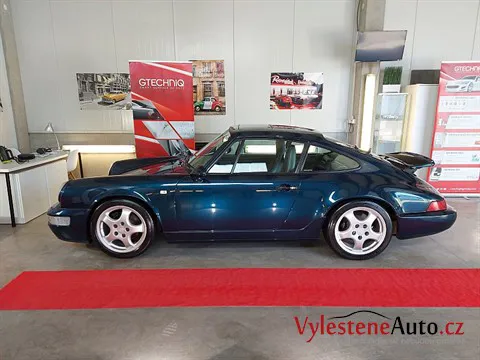 Porsche 911 964 - Vícekrokové leštění a ochrana laku