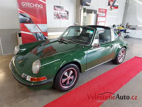 Porsche 911 Targa - Vícekrokové leštění a keramická ochrana laku