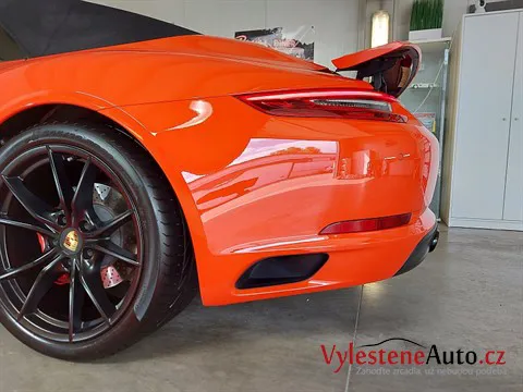 Porsche 911 4S cabrio - Vícekrokové leštění a ochrana laku