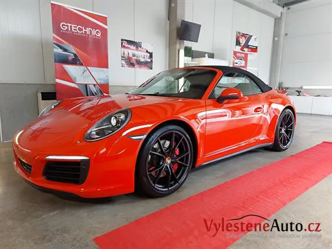 Porsche 911 4S cabrio - Vícekrokové leštění a ochrana laku