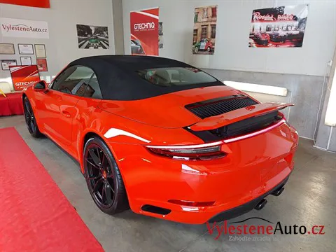 Porsche 911 4S cabrio - Vícekrokové leštění a ochrana laku