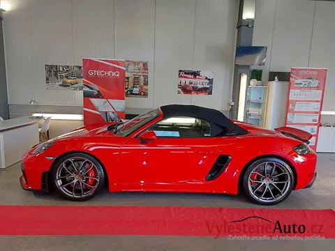 Porsche 718 Spyder - Vícekrokové leštění a keramická ochrana laku