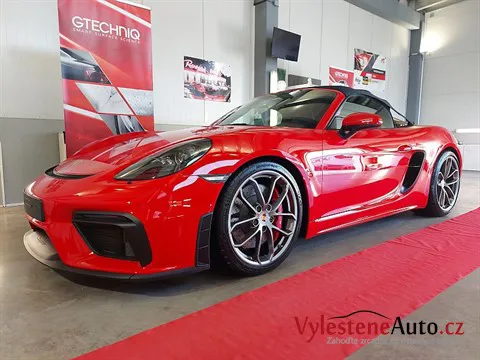 Porsche 718 Spyder - Vícekrokové leštění a keramická ochrana laku