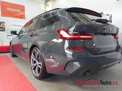 BMW 330d kombi - Vícekrokové leštění a keramická ochrana laku