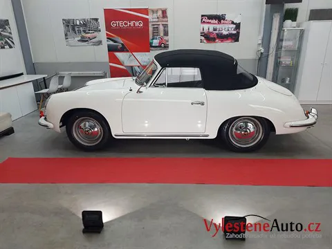 Porsche 356 cabrio - Vícekrokové leštění a ochrana laku