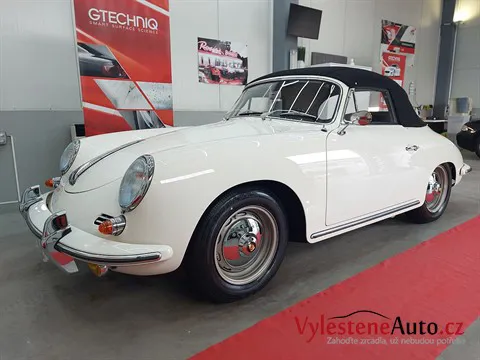 Porsche 356 cabrio - Vícekrokové leštění a ochrana laku