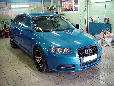 Audi A3 Sportback - renovace a ochrana laku - detail 1