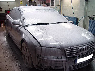 Audi A8 4.2 - renovace laku - detail 4