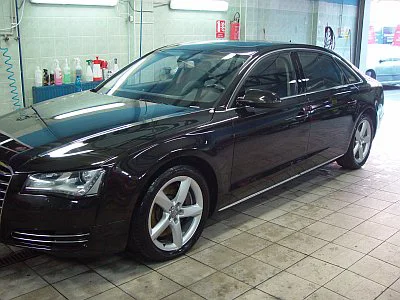 Audi A8 L - renovace laku - detail 1