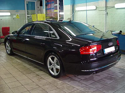 Audi A8 L - renovace laku - detail 2