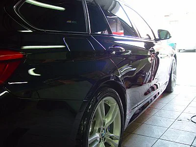 BMW 340i kombi - leštění laku - detail 14