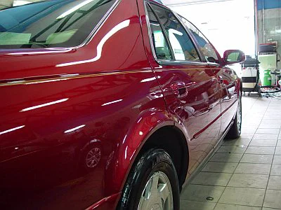 Cadillac SLS - rozleštění a ochrana laku - detail 15