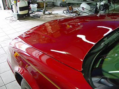 Cadillac SLS - rozleštění a ochrana laku - detail 17