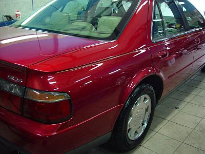 Cadillac SLS - rozleštění a ochrana laku - detail 8