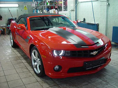 Chevrolet Camaro 6.2 V8 - leštění a ochrana laku - detail 2