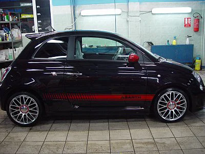 Fiat 500 Abarth - leštění a ochrana laku - detail 2