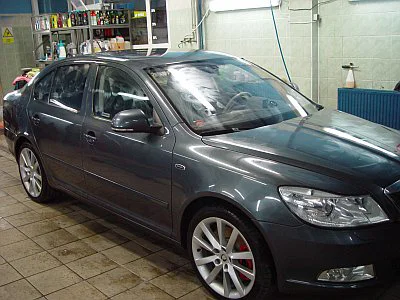 Škoda Octavia Laurin Klement - leštění laku - detail 21