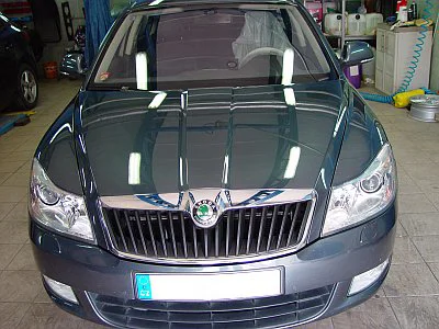 Škoda Octavia Laurin Klement - leštění laku - detail 41