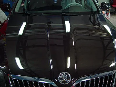 Škoda Super kombi II - renovace laku - detail 11