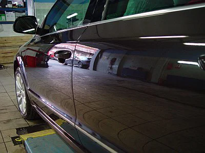 Škoda Super kombi II - renovace laku - detail 4