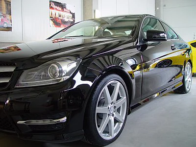 Mercedes C kupé - renovace a nanokeramická ochrana laku - detail 15