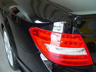 Mercedes C kupé - renovace a nanokeramická ochrana laku - detail 19