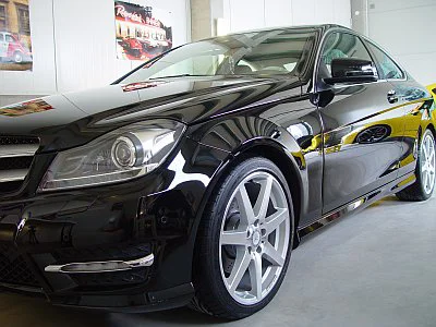 Mercedes C kupé - renovace a nanokeramická ochrana laku - detail 20
